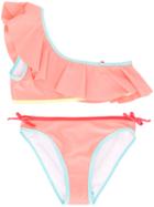 Chloé Kids - Two-piece Swimsuit - Kids - Polyamide/polyester/spandex/elastane - 12 Yrs, Girl's, Yellow/orange