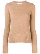 Max Mara Long-sleeve Fitted Sweater - Brown