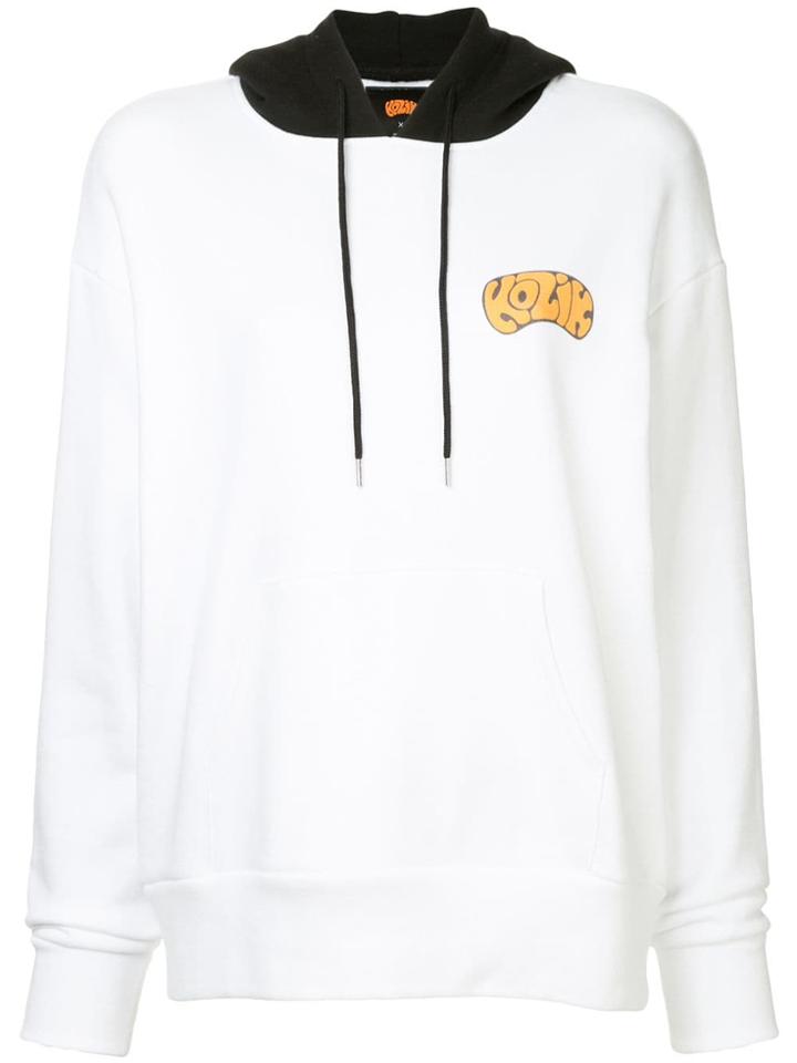 G.v.g.v. Kozik X G.v.g.v. Printed Hoodie - White