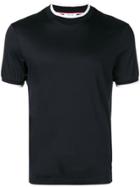 Thom Browne Mock Neck Cotton Tee - Black