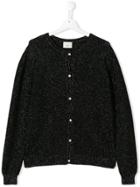 Fendi Kids Teen Knitted Buttoned Cardigan - Black