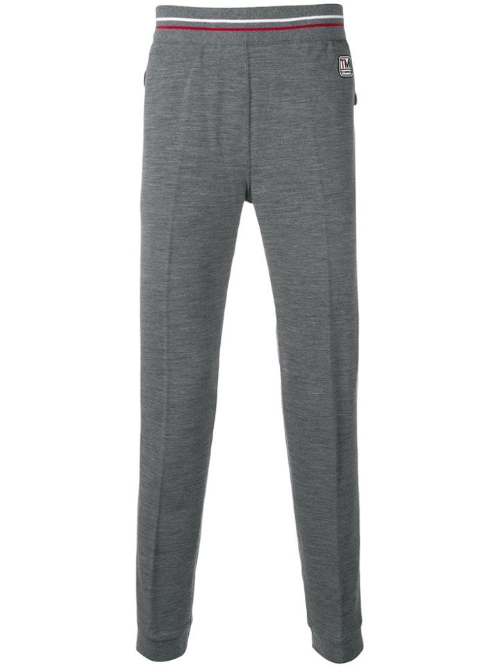 Z Zegna Straight-leg Track Pants - Grey