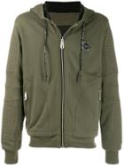 Philipp Plein Hooded Sweat Jacket - Green