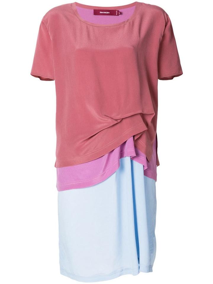 Sies Marjan Gathered T-shirt - Pink