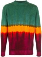 The Elder Statesman Tie-dye Sweater - Green