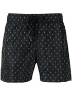 Rrd Anchor Pattern Swimming Shorts - Blue