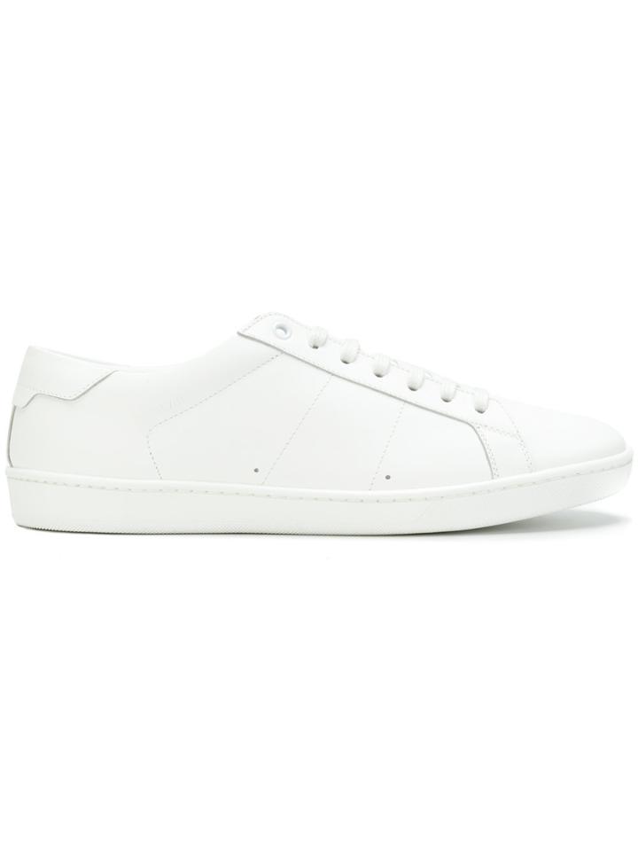 Saint Laurent Court Classic Sneakers - White