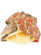 Etro Paisley Print Turban - Orange