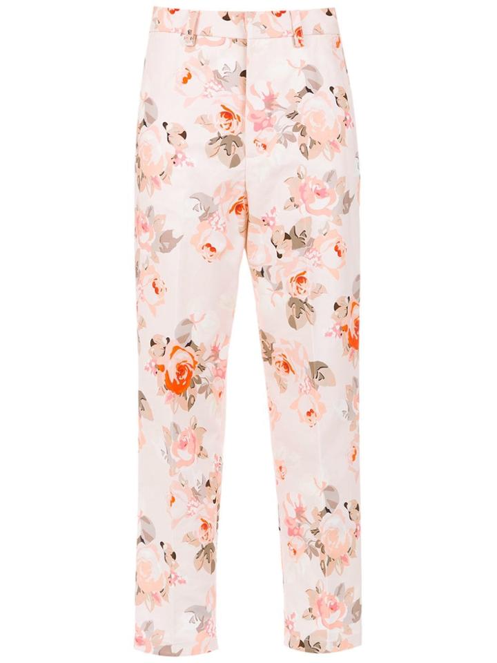 Reinaldo Lourenço Straight Fit Trousers - Pink & Purple