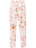 Reinaldo Lourenço Straight Fit Trousers - Pink & Purple