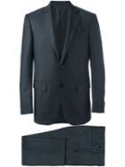 Ermenegildo Zegna Notched Lapel Formal Suit, Men's, Size: 56, Grey, Cupro/wool