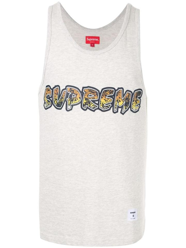 Supreme Splatter Tank Top - Grey