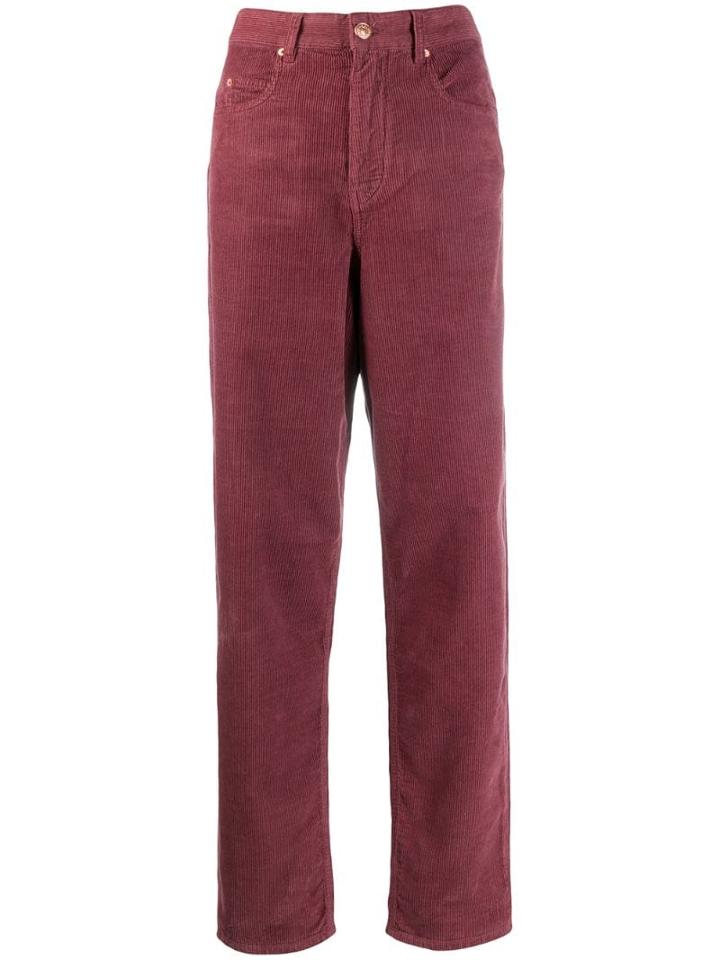 Isabel Marant Étoile High Waisted Tapered Trousers - Pink