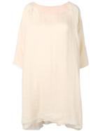 Apuntob Oversized Fit Blouse - Neutrals