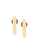 Eddie Borgo Straight Bar Earrings, Women's, Metallic, Brass