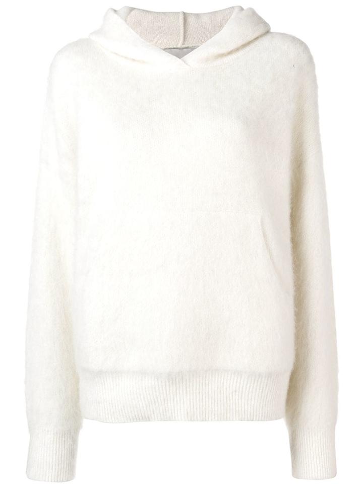 Laneus Hooded Jumper - White
