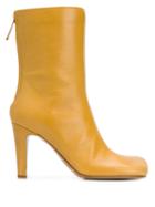 Bottega Veneta Square Toe Boots - Yellow