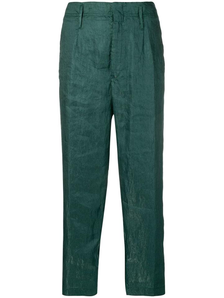 Forte Forte Cropped Trousers - Green