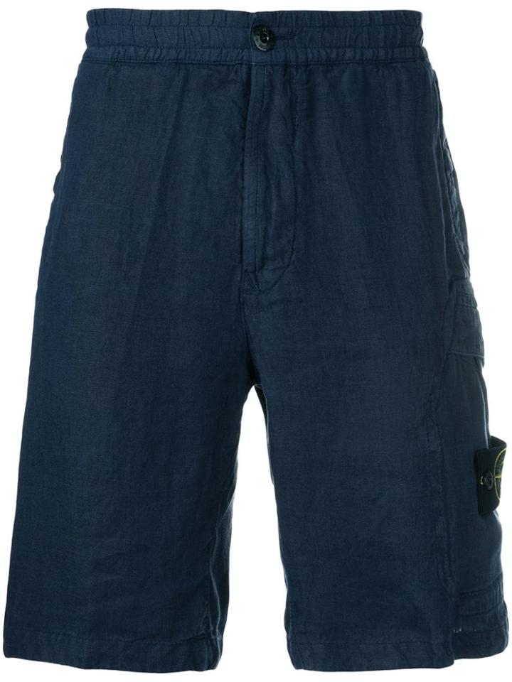Stone Island Multi-pocket Shorts - Blue