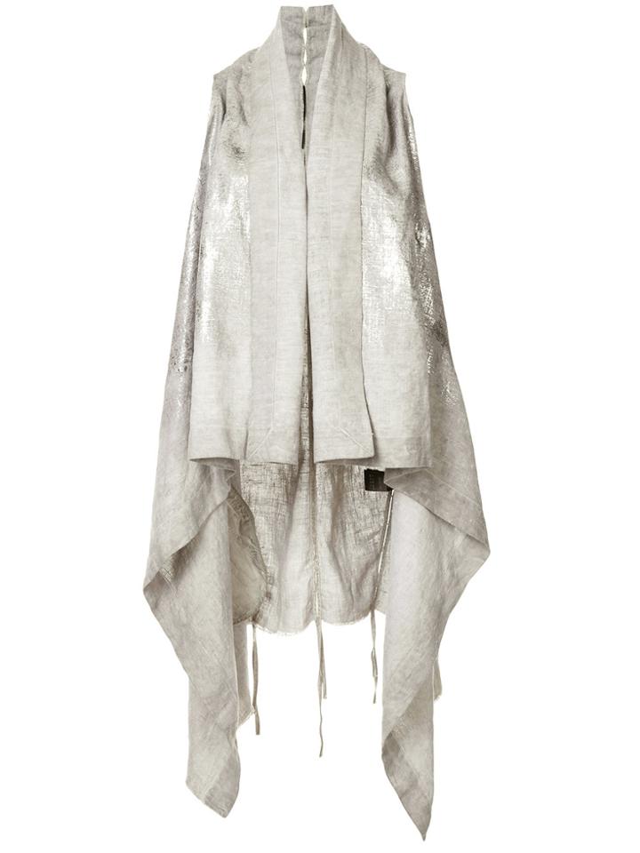 Masnada Draped Gilet - Grey