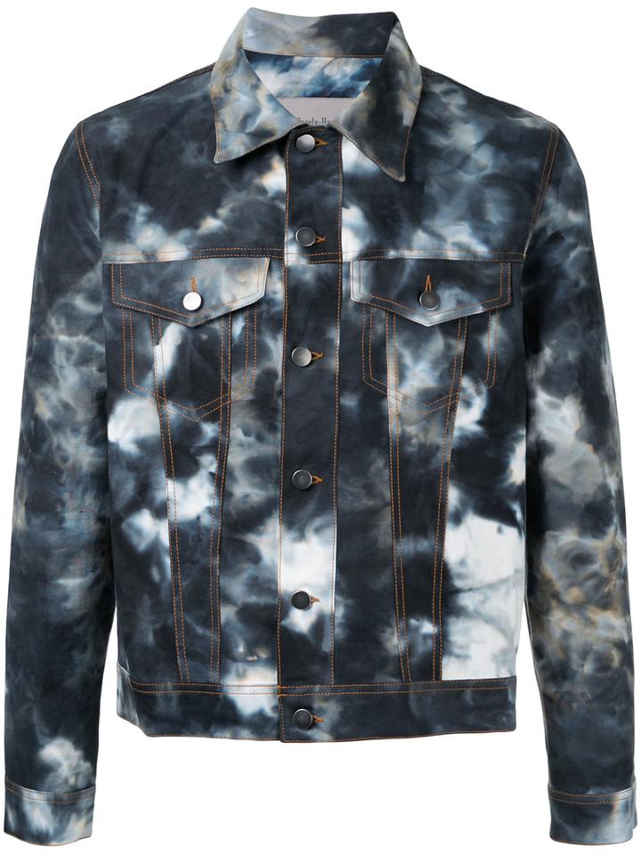 Casely-hayford - Tie-dye Shirt Jacket - Men - Cotton/rayon - 40, Blue, Cotton/rayon