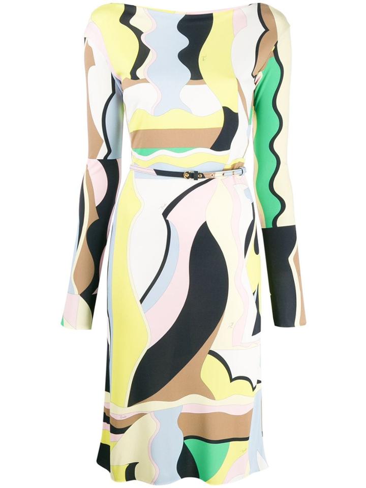 Emilio Pucci Acapulco Print Dress - Yellow
