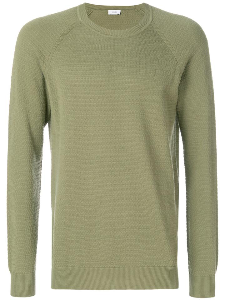 Closed Crew Neck Sweater - Green