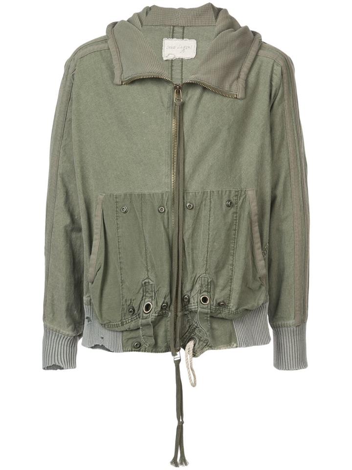 Greg Lauren Hooded Jacket - Green