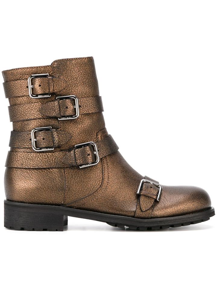 Jimmy Choo 'dawson' Boots - Metallic