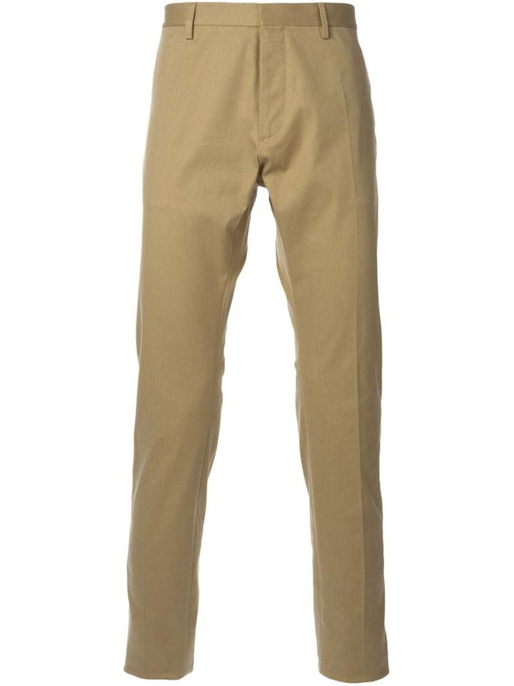 Dsquared2 Tailored Trousers, Men's, Size: 54, Nude/neutrals, Cotton/spandex/elastane
