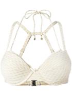 Marlies Dekkers - Holi Vintage Bikini Top - Women - Polyamide/spandex/elastane - 80d, Women's, Nude/neutrals, Polyamide/spandex/elastane