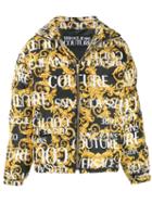 Versace Jeans Couture Zipped Logo Padded Jacket - Black