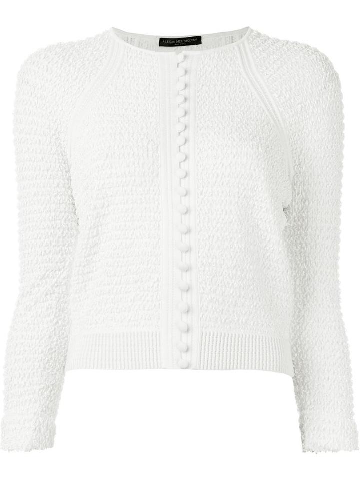 Alexander Mcqueen Crew Neck Cardigan