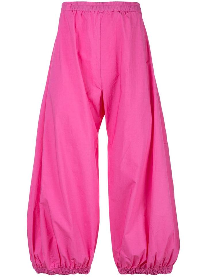 Barbara Bologna Cropped Flared Trousers - Pink