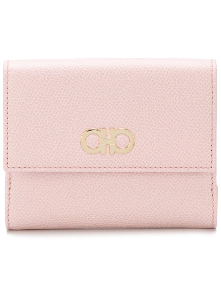 Salvatore Ferragamo Gancini French Wallet - Nude & Neutrals