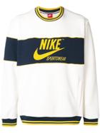 Nike Oversized Logo Sweatshirt - White