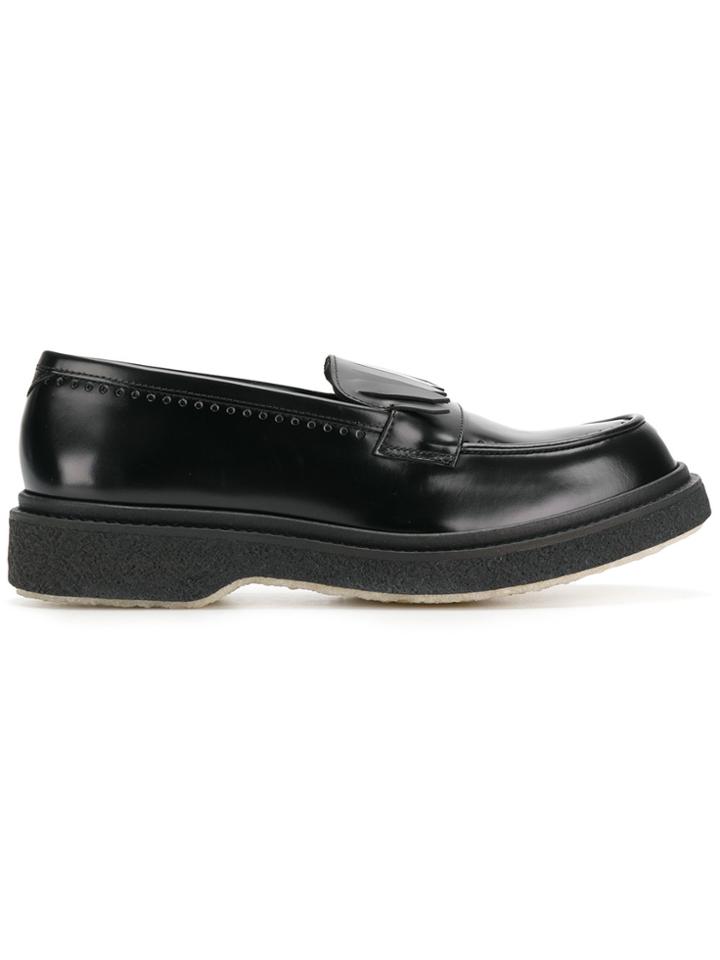 Adieu Paris Classic Fringe Loafers - Black