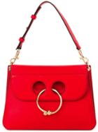 J.w.anderson 'pierce' Shoulder Bag, Women's, Red, Calf Leather