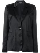 Ann Demeulemeester Blanche Button Front Blazer - Black