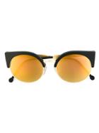 Retrosuperfuture 'ilaria' Sunglasses - Black