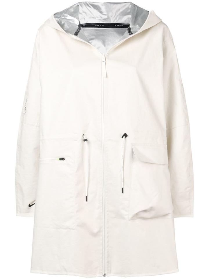 Nike Zip-up Hooded Coat - Neutrals