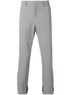 Prada Small Check Trousers - Grey