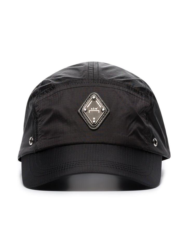 A-cold-wall* Logo Plaque Ripstorm Baseball Cap - Black