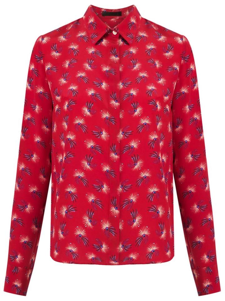 Talie Nk Silk Shirt, Women's, Size: 34, Red, Silk