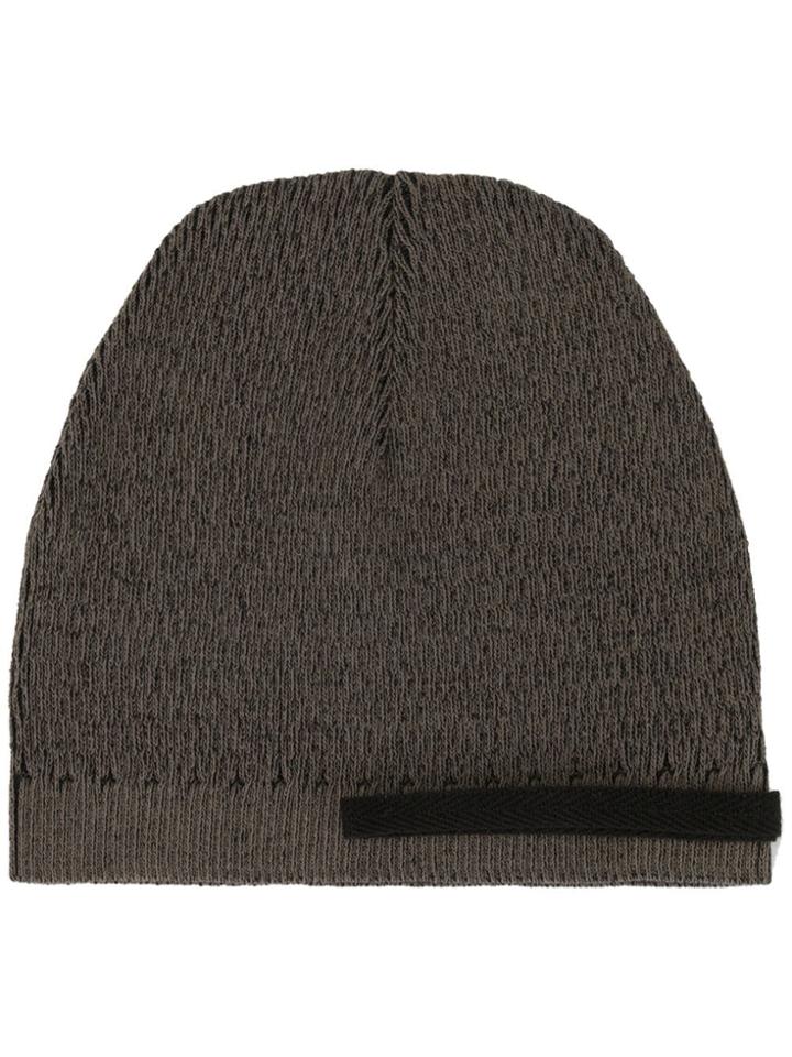 Julius Knitted Beanie Hat - Grey