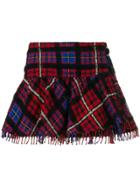 Hilfiger Collection Tartan Mini Skirt - Blue