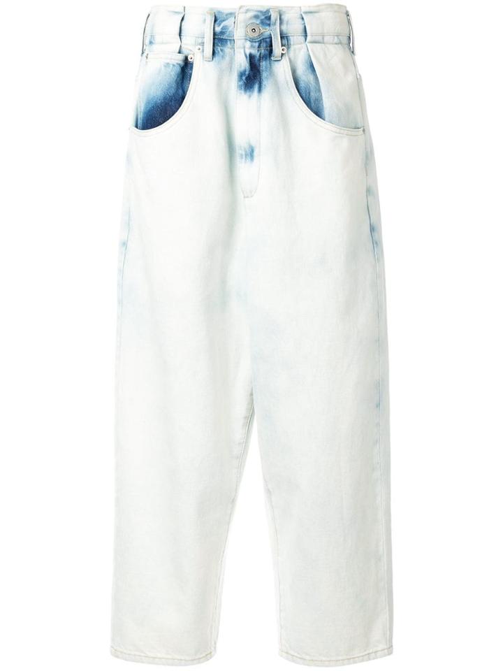 Ground Zero Wide-leg Jeans - Blue