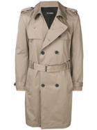 Les Hommes Trench Coat - Neutrals