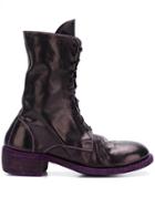 Guidi Lace-up Boots - Pink & Purple