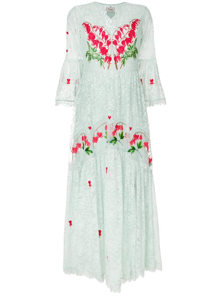 Temperley London Potion V-neck Dress - Green